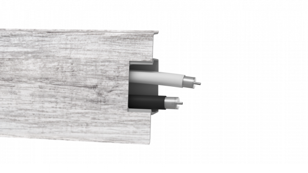 Плинтус ПВХ Arbiton - MACK 60 мм ДУБ ФИЛАДЕЛЬФИЯ 131 60х20х2500